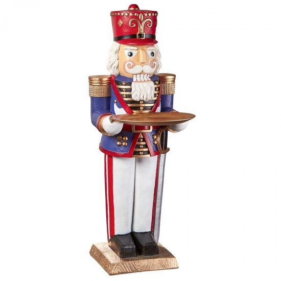 Design Toscano Nutcracker Solider Butler Table