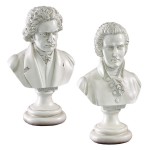 Design Toscano S/ Mozart & Beethoven Busts