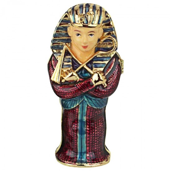 Design Toscano King Tut Enamel Trinket Box