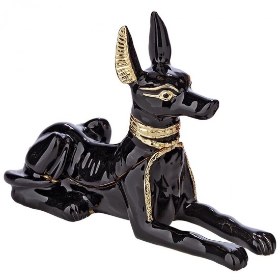 Design Toscano Anubis Enamel Trinket Box