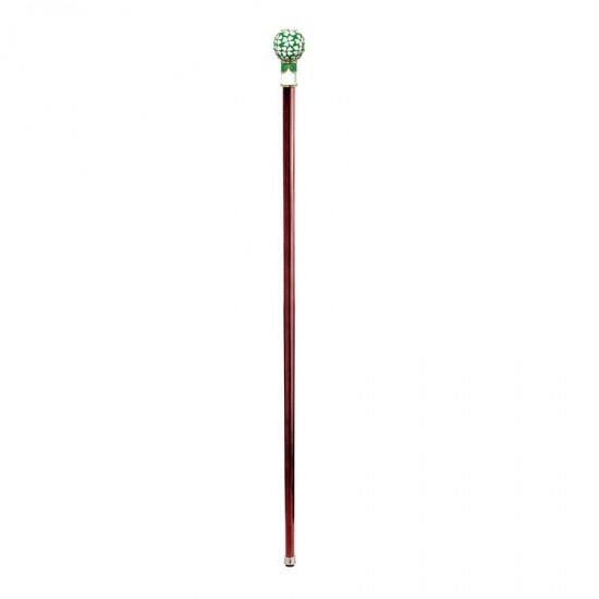 Design Toscano Four Leaf Clover Faberge Walking Stick