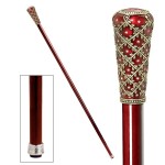 Design Toscano Crown Of Laurel Faberge Walking Stick