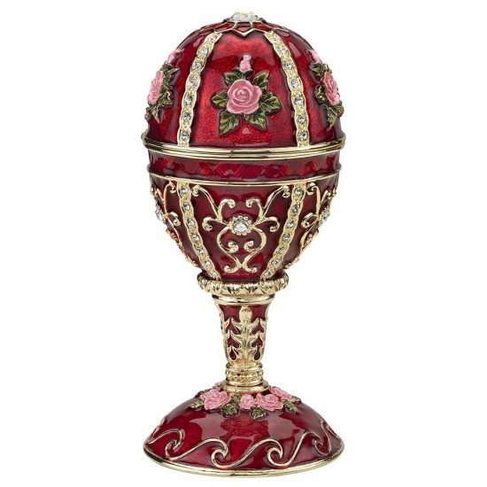 Design Toscano Russian Rosette Enameled Egg