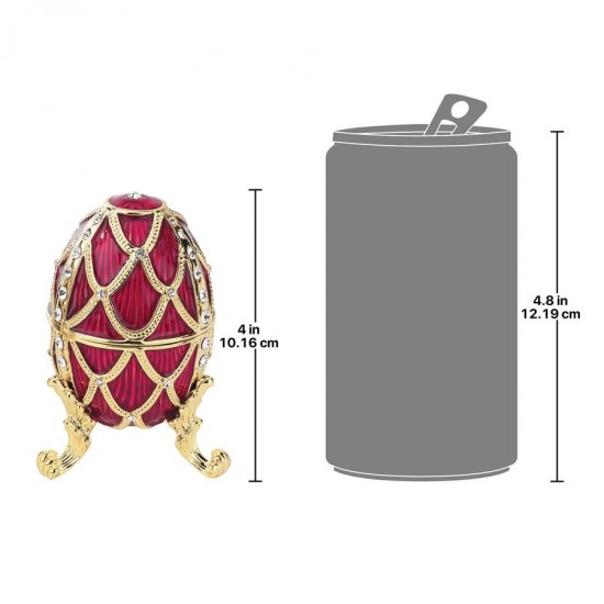 Design Toscano Rouge Trellis Egg