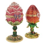 Design Toscano S/2 Garden Treasures Eggs