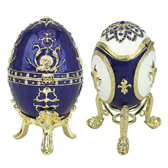 Design Toscano Set Of Darya & Alyona Peterhof Eggs