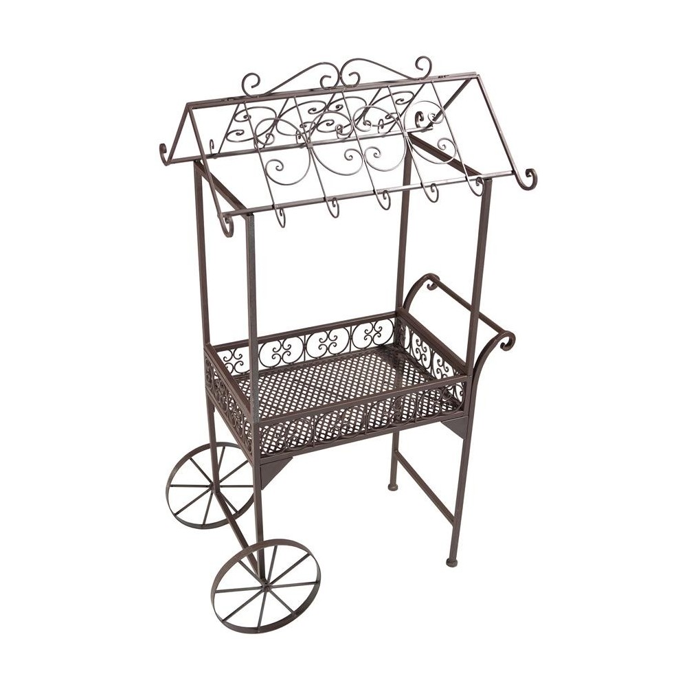 Design Toscano Jardin A La Francaise Flower Pushcart