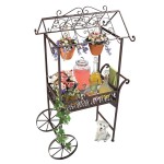 Design Toscano Jardin A La Francaise Flower Pushcart