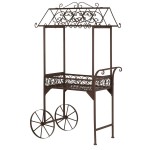 Design Toscano Jardin A La Francaise Flower Pushcart