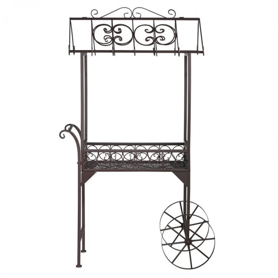 Design Toscano Jardin A La Francaise Flower Pushcart