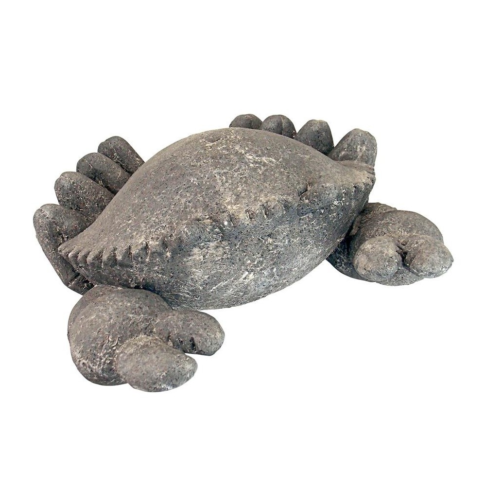 Design Toscano Large Cantankerous Stone Crab Statue Design Toscano Large Cantankerous Stone Crab Statue