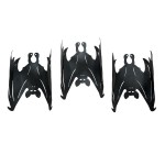 Design Toscano S/3 Dark Side Metal Vampire Bats