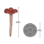 Design Toscano Porcino Mushroom Garden Stake