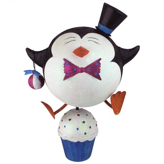 Design Toscano Ginger Cupcake Chorus Line Penguin