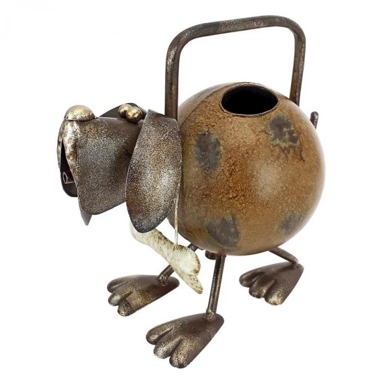 Design Toscano Back To The Farm Metal Dog Watering Can