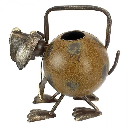 Design Toscano Back To The Farm Metal Dog Watering Can