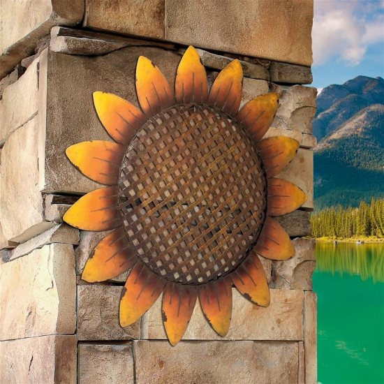 Design Toscano Van Grow Supersized Sunflower Frieze