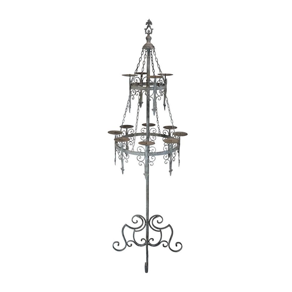 Design Toscano Malbark Castle Gothic Floor Candelabra