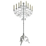 Design Toscano Castle Vecchio Floor Candelabra