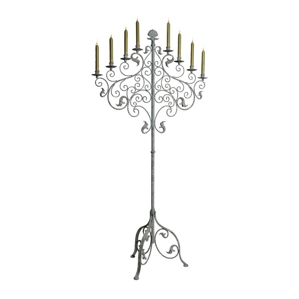 Design Toscano Castle Vecchio Floor Candelabra