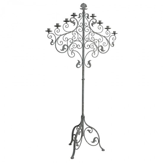 Design Toscano Castle Vecchio Floor Candelabra