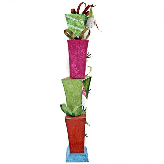 Design Toscano Stacks Of Christmas Snowmen Statue