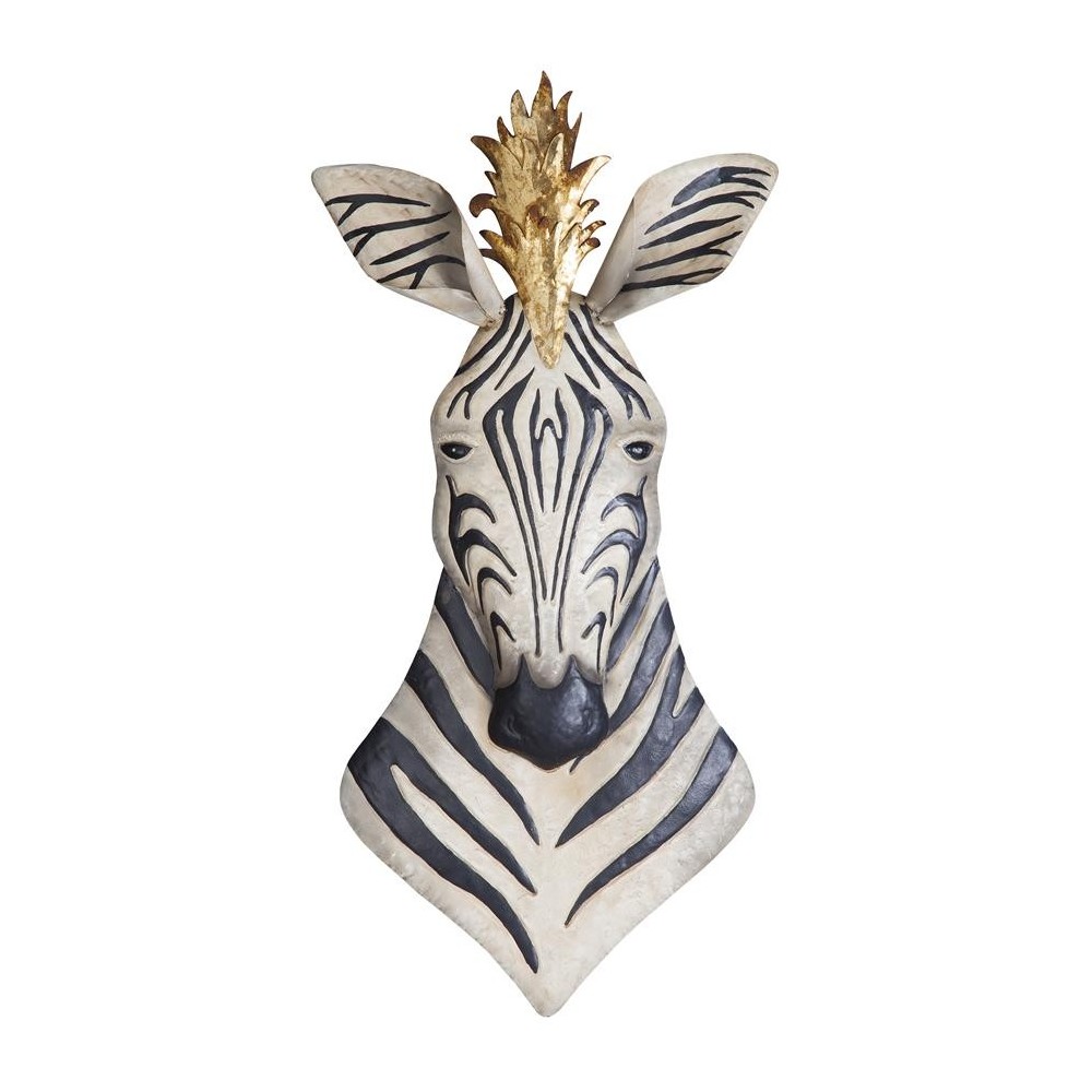 Design Toscano King Of The Herd Metal Zebra Plaque Design Toscano King Of The Herd Metal Zebra Plaque