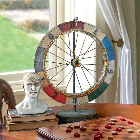 Design Toscano Carnival Game Wheel Of Chance Sculpture