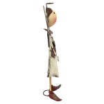 Design Toscano Clara Holiday Helper Metal Angel Statue