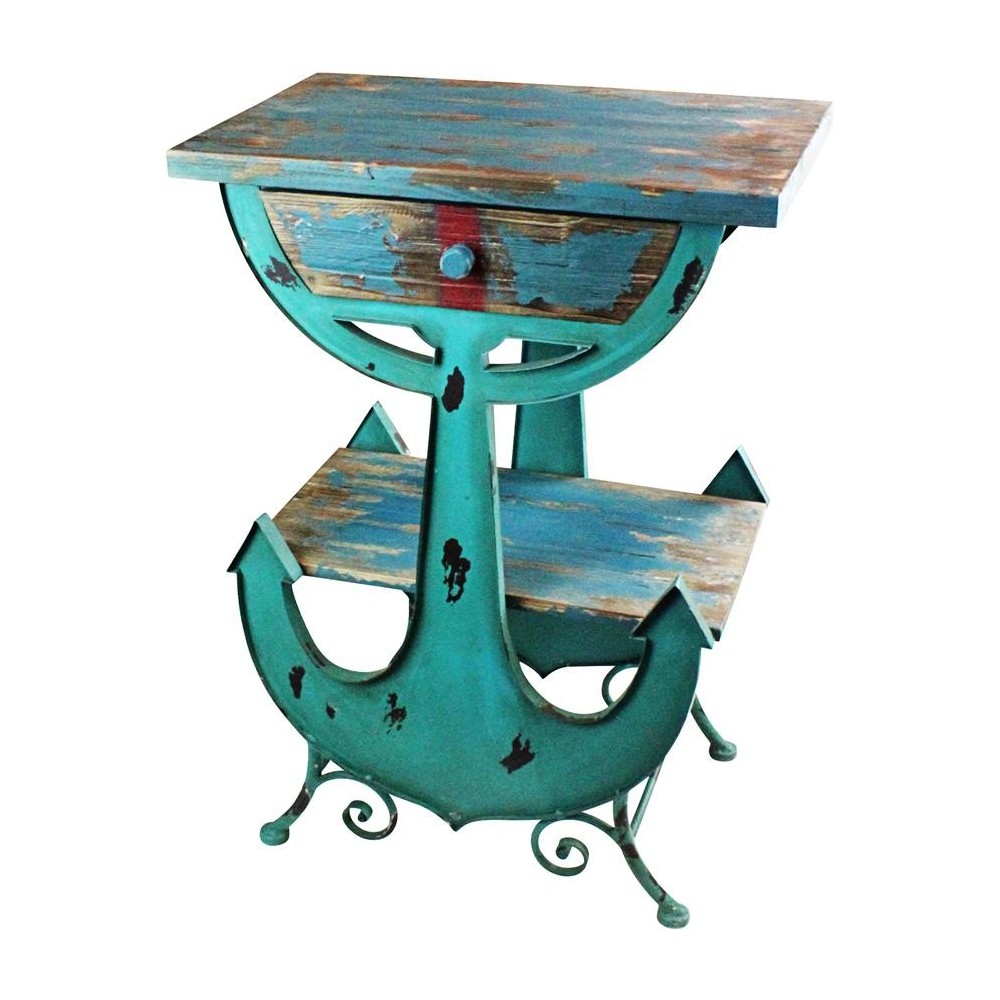 Design Toscano Anchors Aweigh Coastal Side Table