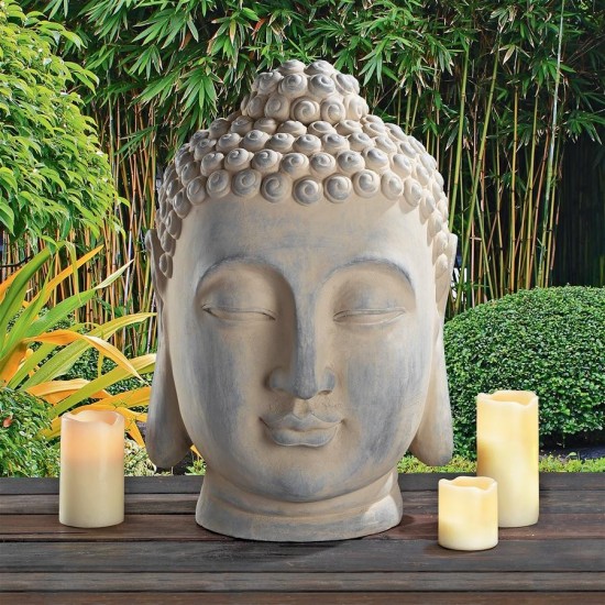 Design Toscano Spiritual Meditation Buddha Head Statue