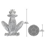 Design Toscano Big Olde Bullfrog King Garden Statue