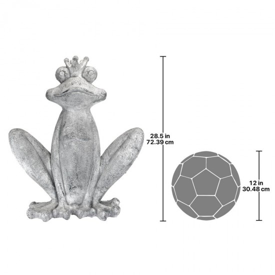 Design Toscano Big Olde Bullfrog King Garden Statue
