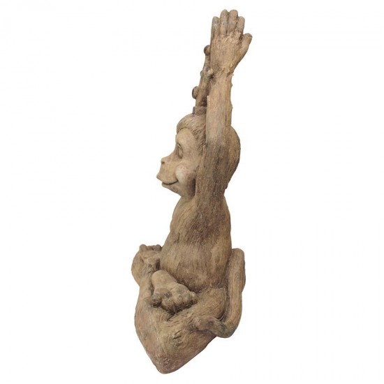 Design Toscano Monkey Mantra Zen Animal Statue