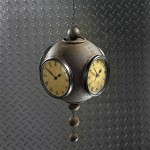 Design Toscano Victorian Grunge 4 Sided Spherical Clock