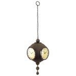 Design Toscano Victorian Grunge 4 Sided Spherical Clock