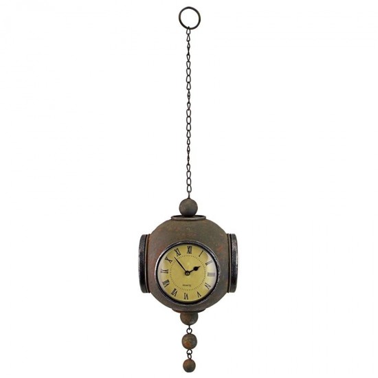 Design Toscano Victorian Grunge 4 Sided Spherical Clock