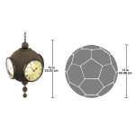 Design Toscano Victorian Grunge 4 Sided Spherical Clock