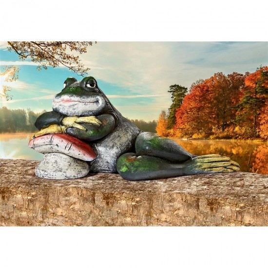Design Toscano Bert The Flirtatious Frog Garden Statue
