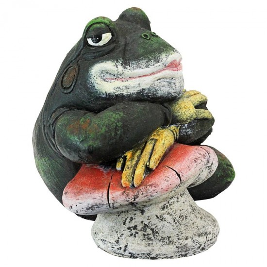 Design Toscano Bert The Flirtatious Frog Garden Statue