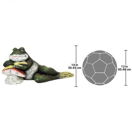 Design Toscano Bert The Flirtatious Frog Garden Statue