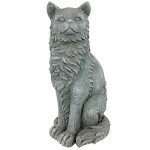 Design Toscano King Olav V Norwegian Forest Cat Statue