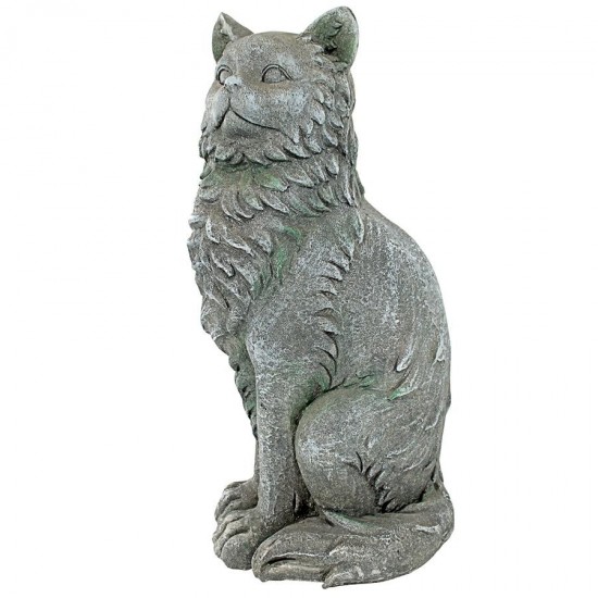 Design Toscano King Olav V Norwegian Forest Cat Statue