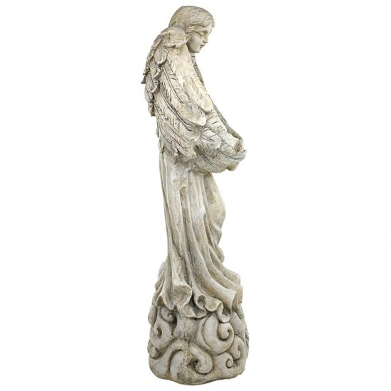 Design Toscano Angel With Winged Offering Dish Statue