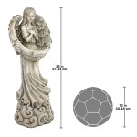 Design Toscano Angel With Winged Offering Dish Statue