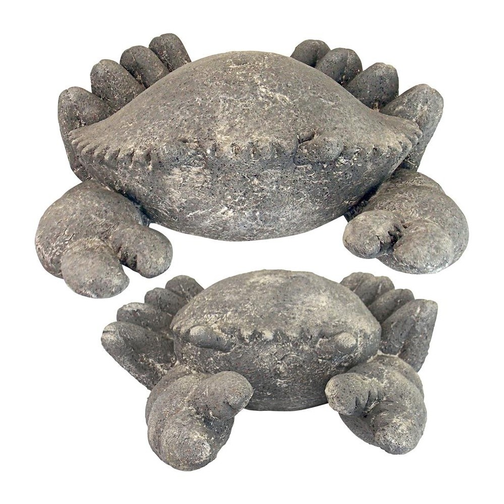 Design Toscano S/2 Cantankerous Stone Crab Statues