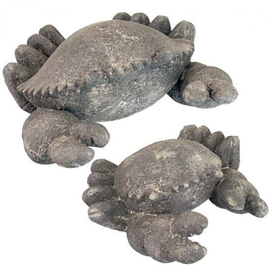 Design Toscano S/2 Cantankerous Stone Crab Statues