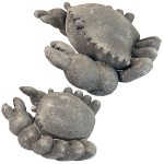 Design Toscano S/2 Cantankerous Stone Crab Statues