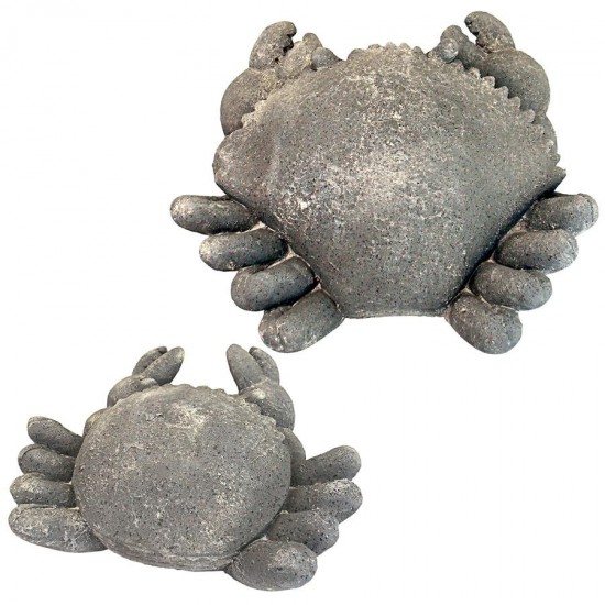 Design Toscano S/2 Cantankerous Stone Crab Statues