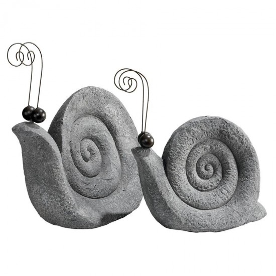 Design Toscano S/2 At A Snails Pace Statues